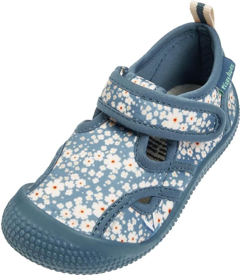 Playshoes Kinder Aqua-Schuhe Blümchen 174722 Petrol - Foto 2