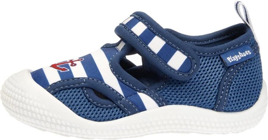 Playshoes Kinder Aqua-Schuhe Maritim 174786 Marine Weiß