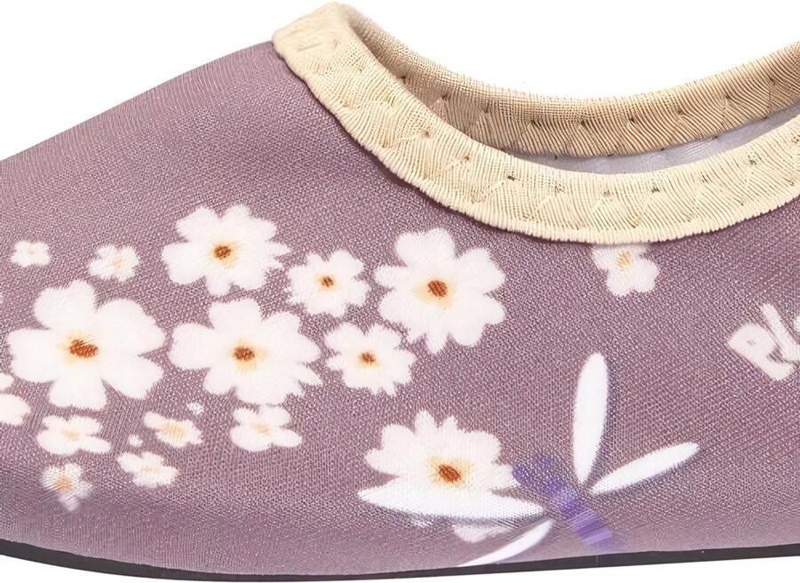 Playshoes Kinder Barfuß-Schuhe Blümchen 174930 Violett