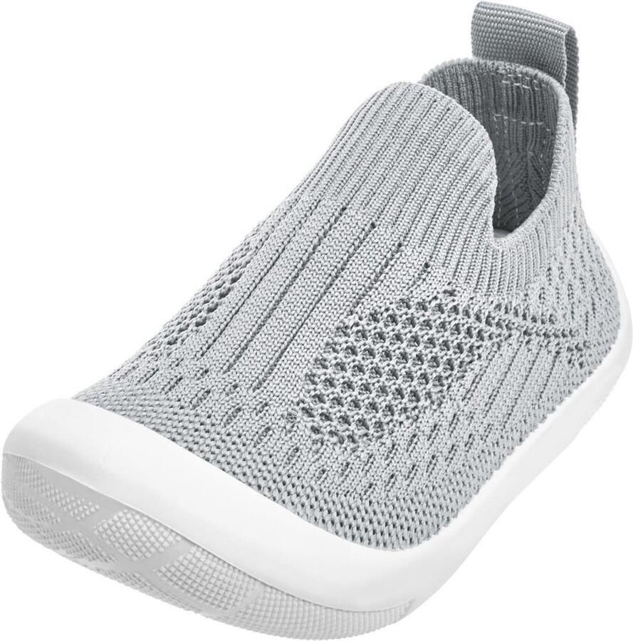 Playshoes Kinder Freizeitschuhe Strick 201101 Grau