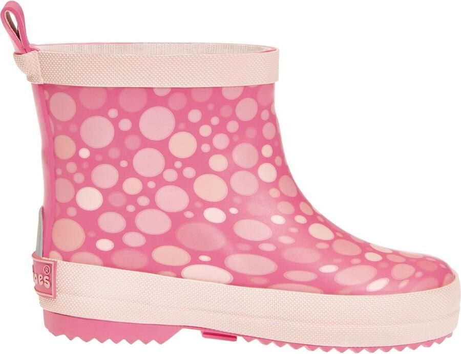 Playshoes Kinder Gummistiefel Halbschaft Tupfen 180373 Koralle