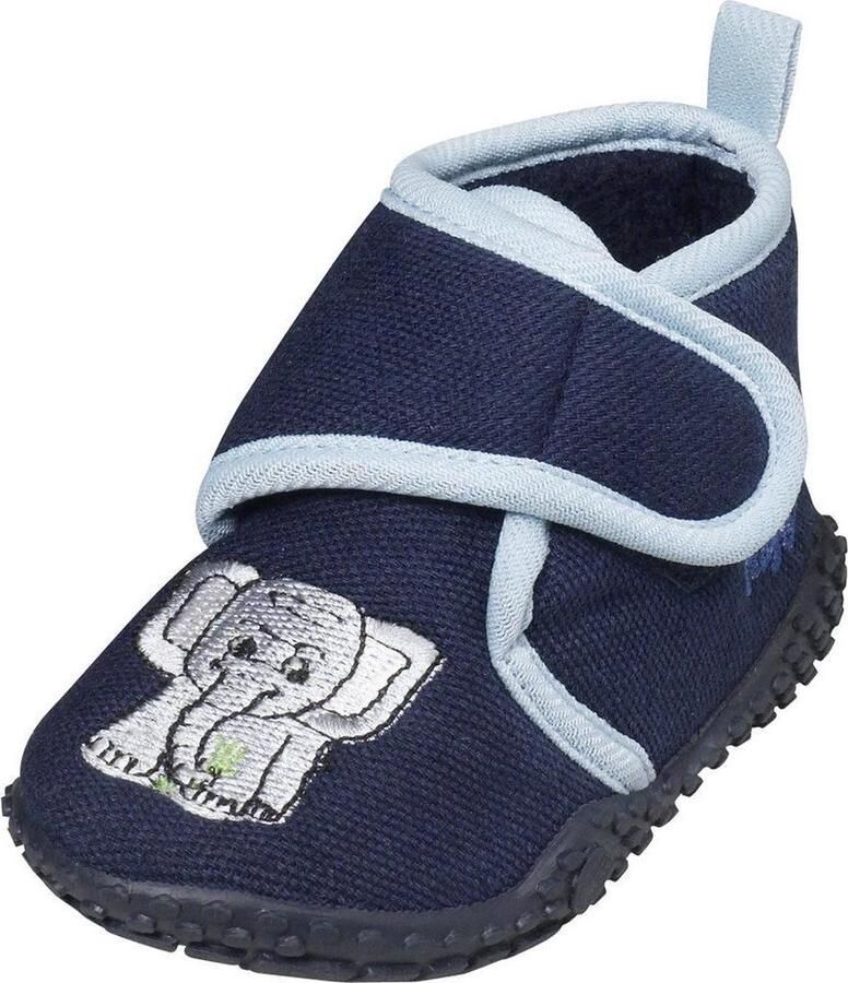 Playshoes Kinder Schuh Hausschuh Elefant Marine
