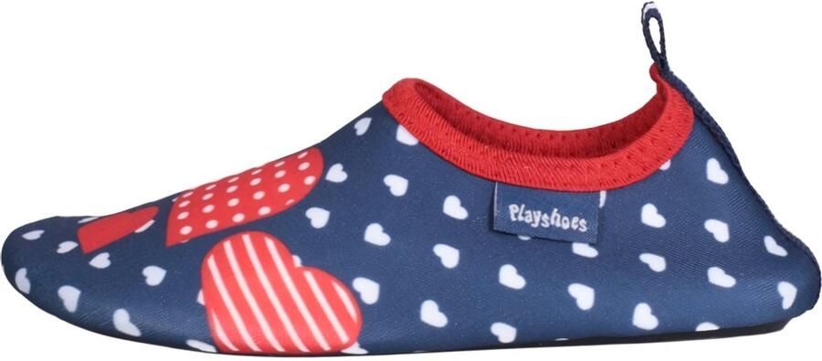 Playshoes UV waterschoenen marine hartjes