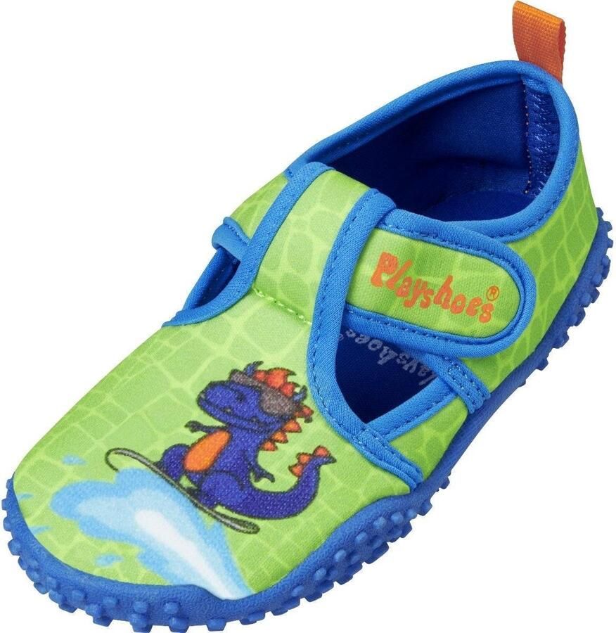 PLAYSHOES Open schoenen 'Dino' blauw groen mintgroen oranje