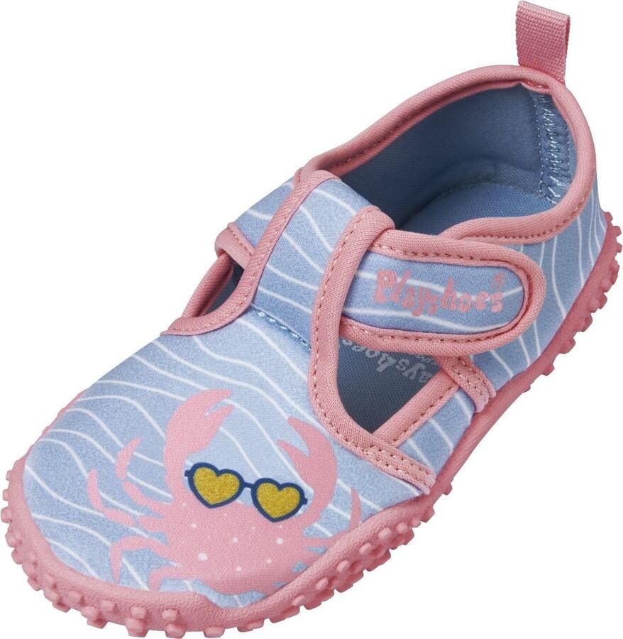 Playshoes Waterschoenen Krebs Meisjes Antislip Roze blauw