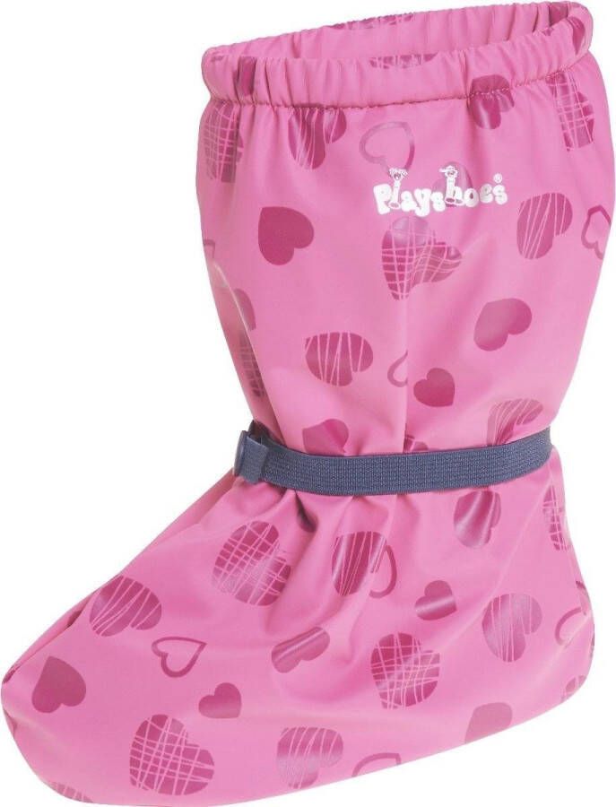 Playshoes Regenoverschoenen Hart Met Fleecevoering Meisjes Roze