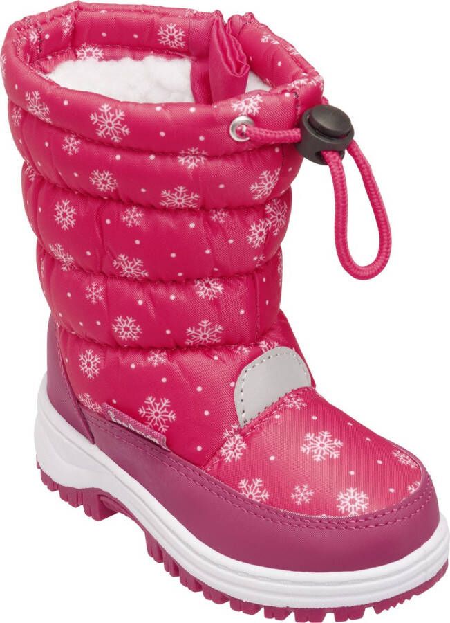 Playshoes Roze met sneeuwvlokken winter laarzen van