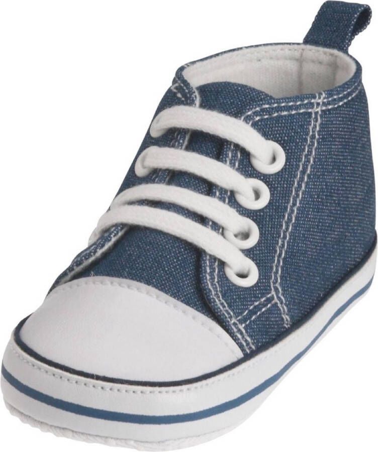 Playshoes sneaker jeans blauw - Foto 1