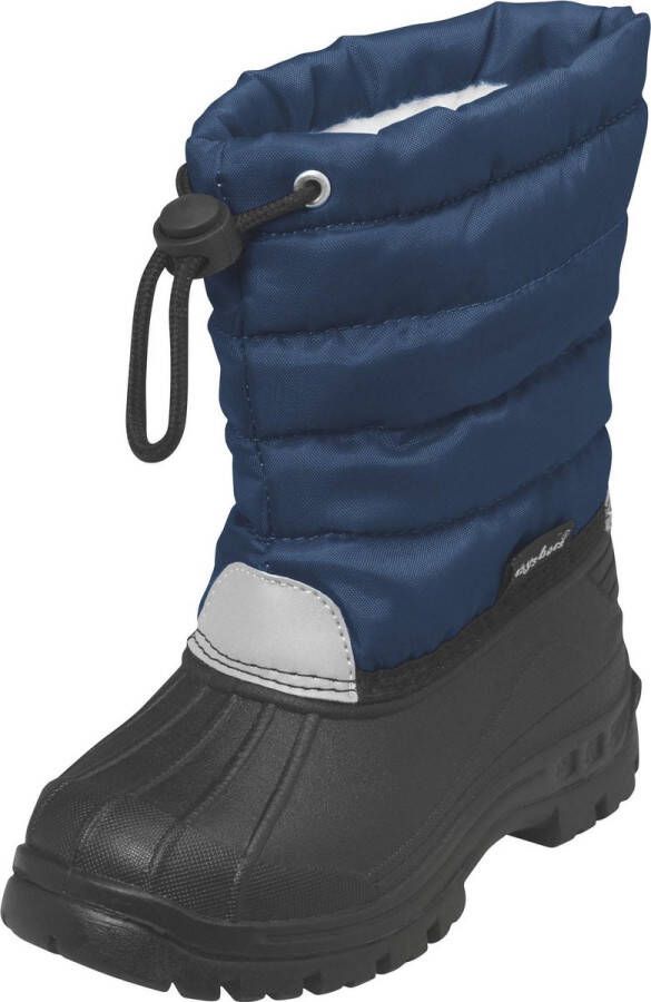 Playshoes Warme winterlaarsjes voor kinderen Met trekkoord Donkerblauw -33EU - Foto 2