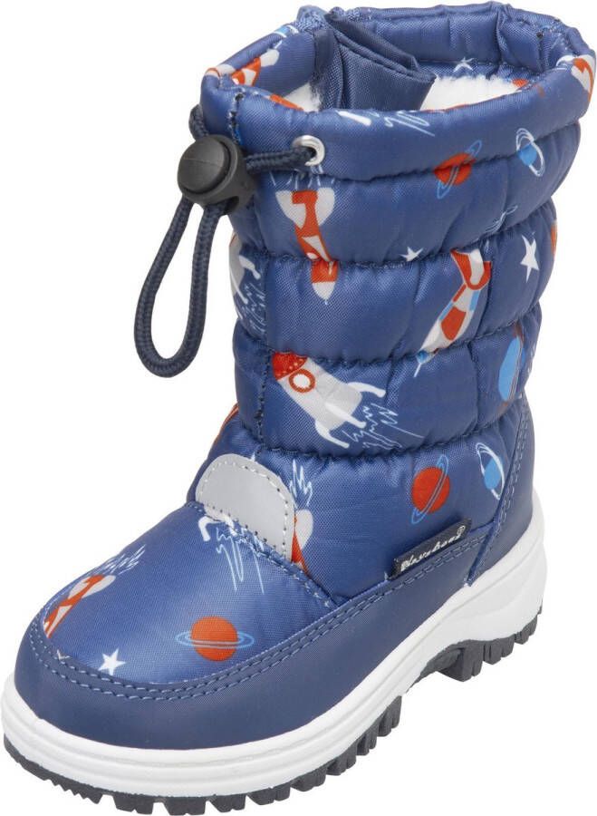 Playshoes Winterlaarzen voor kinderen met trekkoord Raketten -21EU