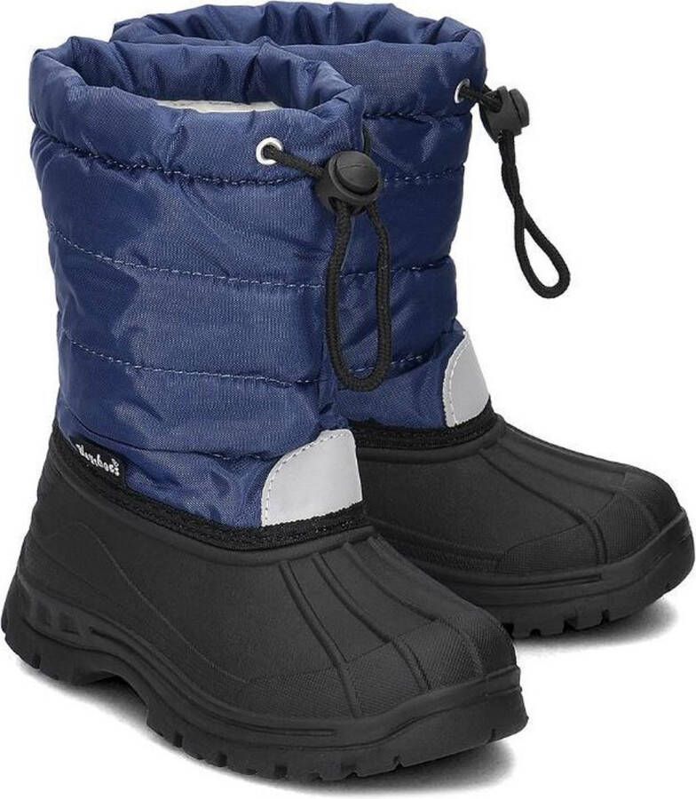 Playshoes Winterlaarzen voor kinderen met trekkoord Roze sterren -29EU