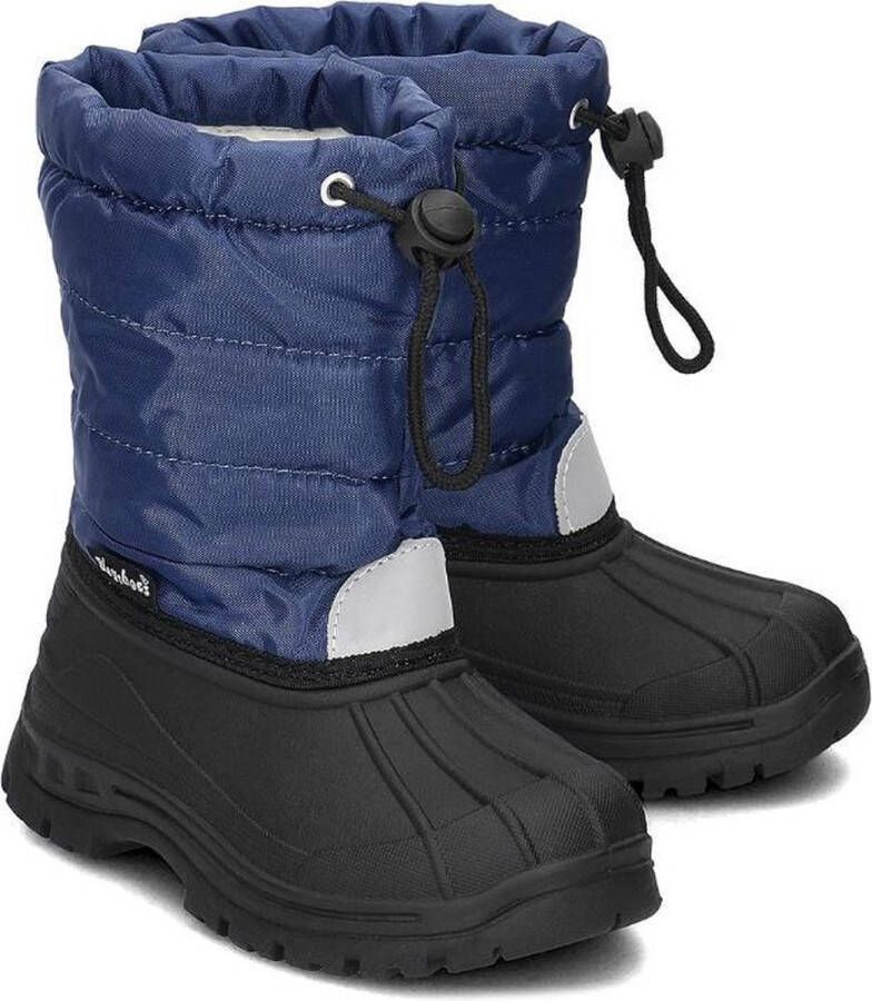 Playshoes Winterlaarzen voor kinderen met trekkoord Roze sterren -27EU - Foto 1