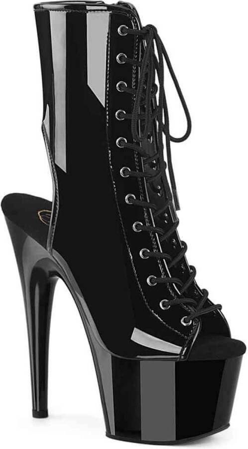 Pleaser ADORE-1016 Plateau Laarzen Paaldans schoenen 42 Shoes Zwart