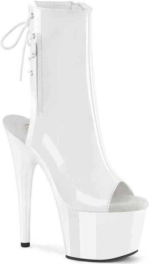 Pleaser ADORE-1018 Plateau Laarzen 41 Shoes Wit