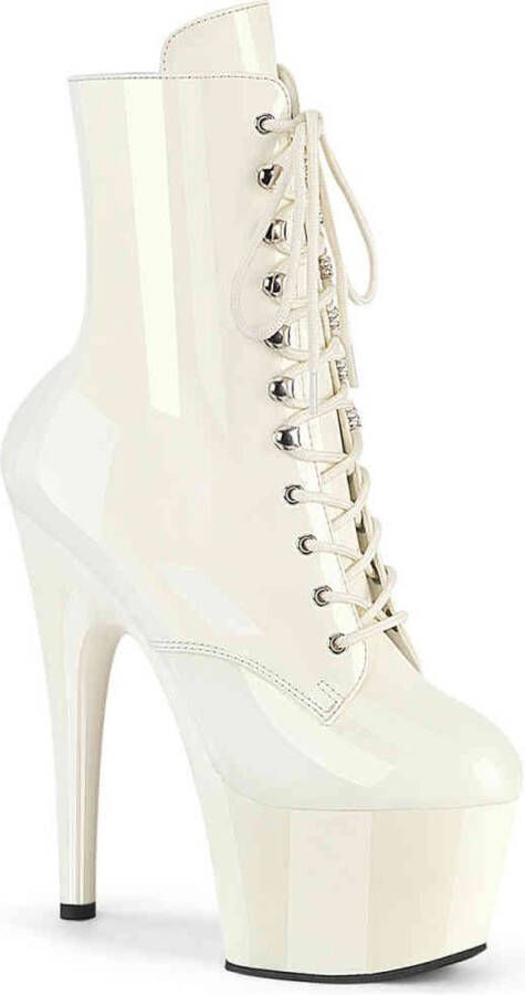 Pleaser ADORE-1020 Plateau Laarzen 36 Shoes Gebroken wit