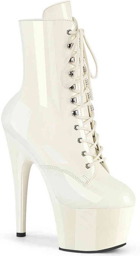 Pleaser ADORE-1020 Plateau Laarzen 44 Shoes Gebroken wit