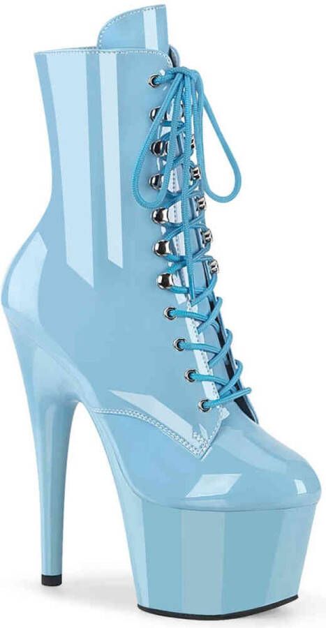 pleaser ADORE-1020 Plateau Laarzen Paaldans schoenen 35 Shoes Blauw