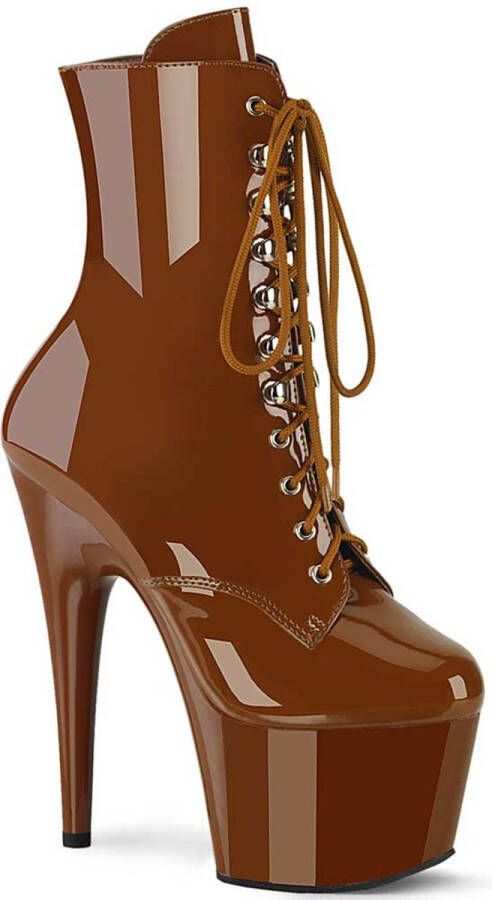 Pleaser ADORE-1020 Plateau Laarzen Paaldans schoenen 37 Shoes Bruin