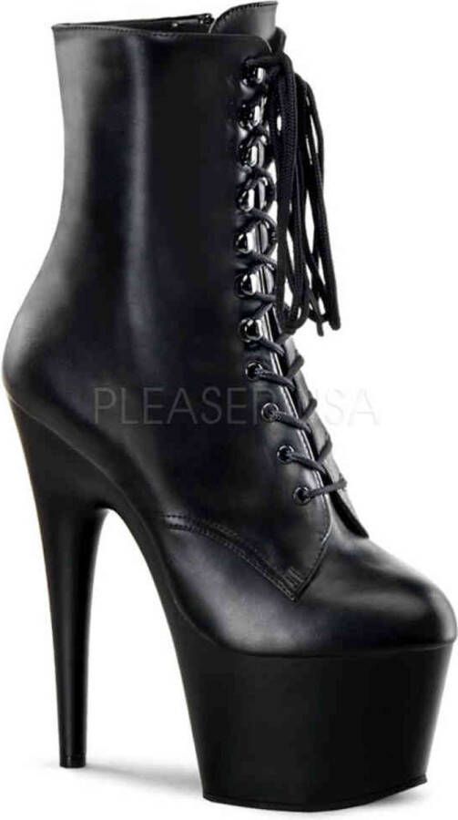 Pleaser ADORE-1020 Plateau Laarzen Paaldans schoenen Paaldans schoenen 44 Shoes Zwart