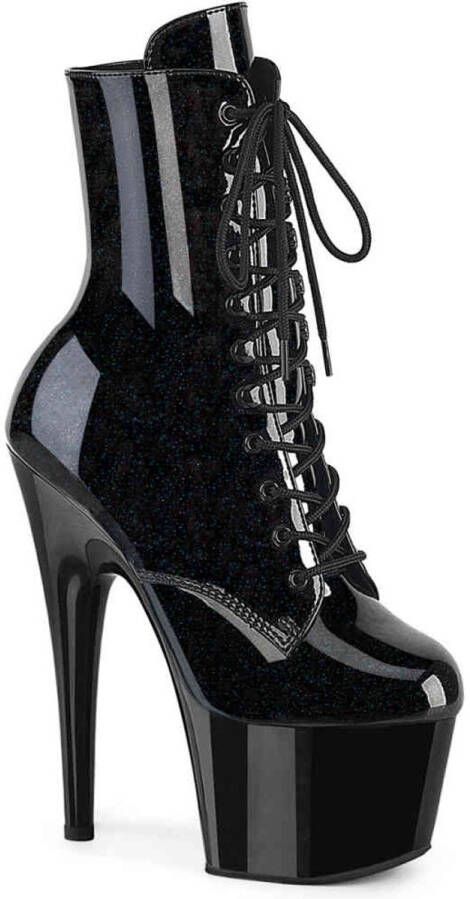 Pleaser ADORE-1020BLG Plateau Laarzen 44 Shoes Zwart Blauw