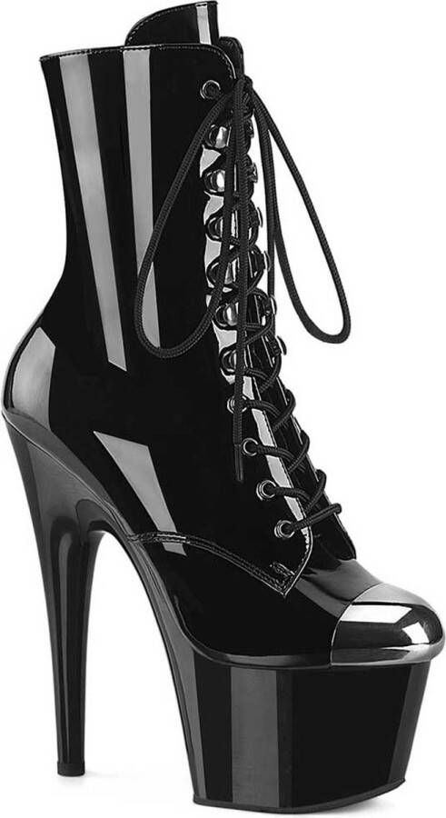 Pleaser ADORE-1020ESC Plateau Laarzen Paaldans schoenen 37 Shoes Zwart