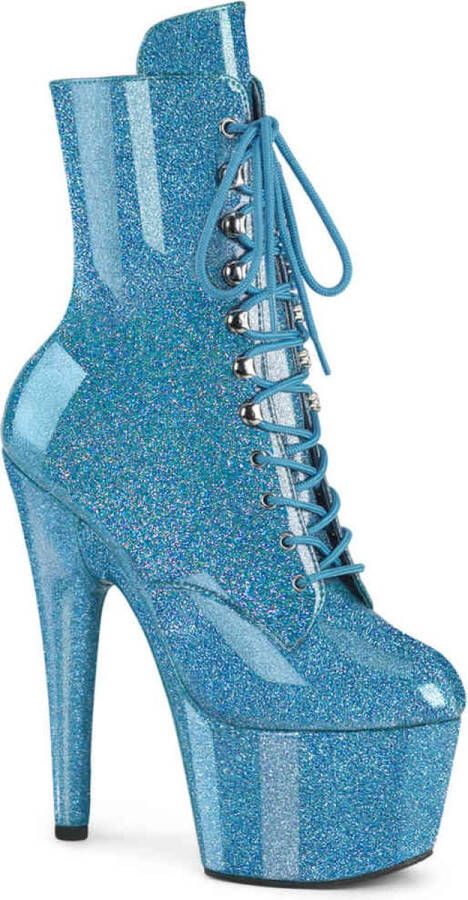 pleaser ADORE-1020GP Plateau Laarzen 35 Shoes Blauw