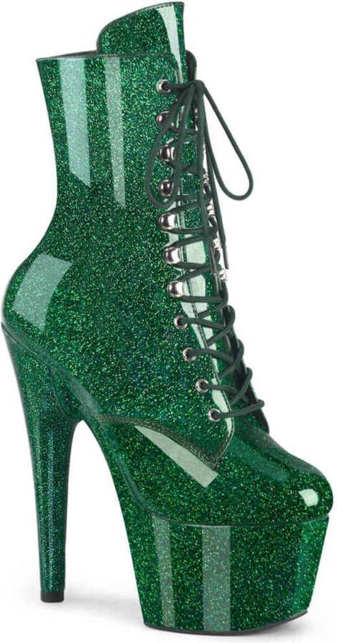 pleaser ADORE-1020GP Plateau Laarzen 35 Shoes Groen