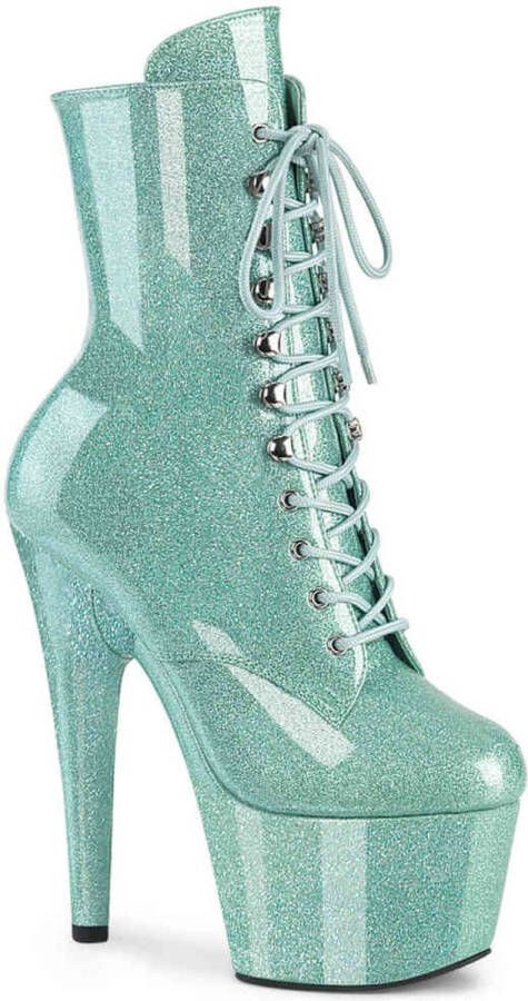 pleaser ADORE-1020GP Plateau Laarzen 35 Shoes Mintgroen