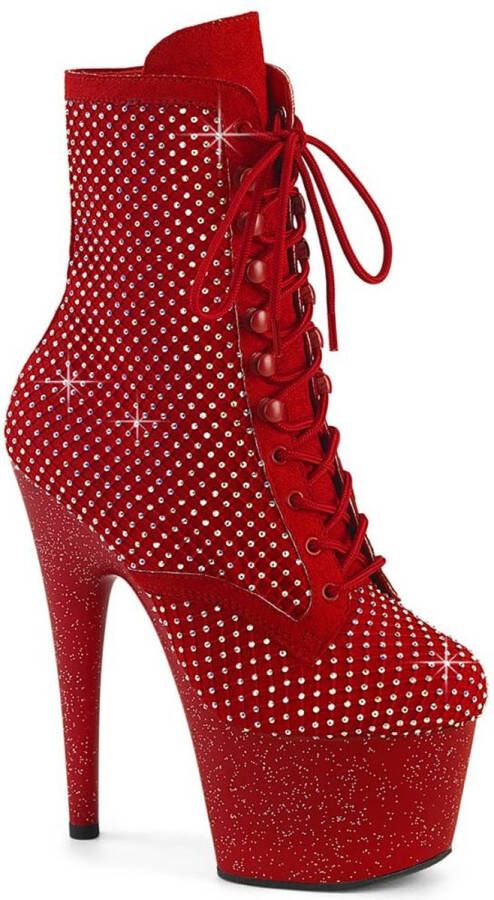 Pleaser ADORE-1020RM Plateau Laarzen Paaldans schoenen 36 Shoes Rood