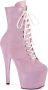 Pleaser FLAMINGO-808NLFL Sandaal met enkelband Paaldans schoenen 39 Shoes Zwart Transparant - Thumbnail 5