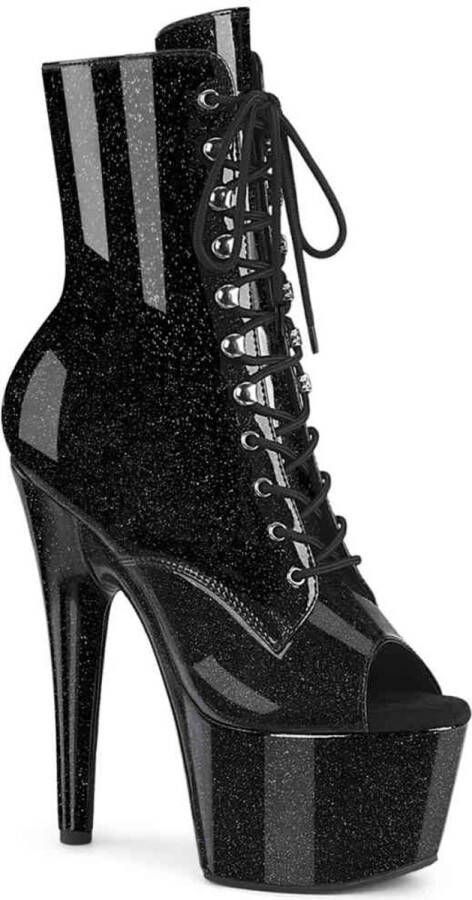 Pleaser ADORE-1021GP Plateau Laarzen 41 Shoes Zwart