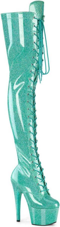 Pleaser ADORE-3020GP Plateau Laarzen 44 Shoes Blauw