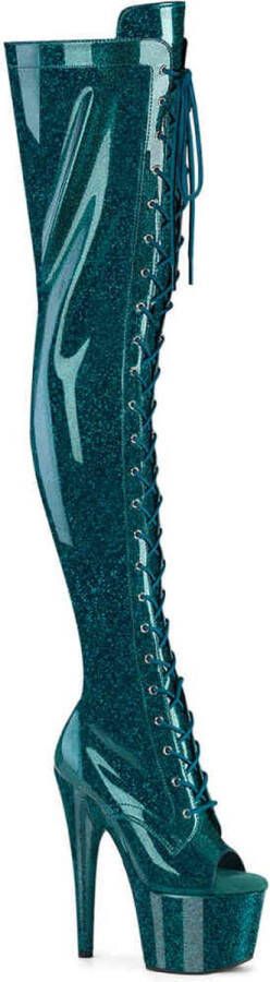 pleaser ADORE-3021GP Plateau Laarzen 35 Shoes Blauw