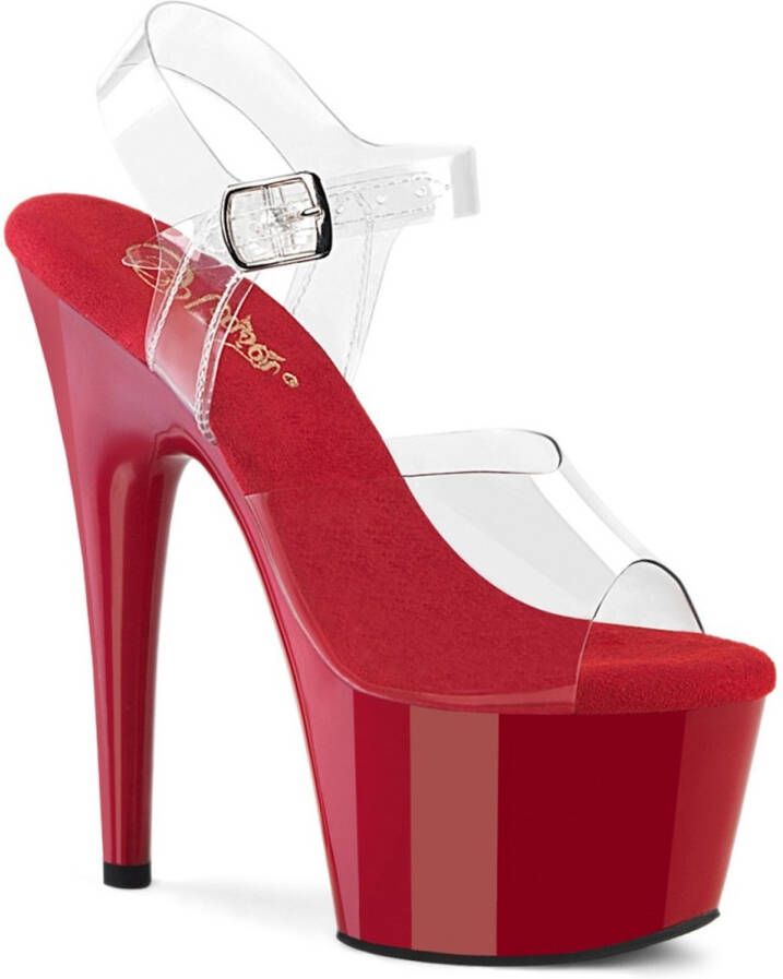 Pleaser ADORE-708 Sandaal met enkelband 36 Shoes Rood