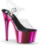 Pleaser ADORE-708 Sandaal met enkelband Paaldans schoenen Paaldans schoenen 40 Shoes Zwart Roze - Thumbnail 1