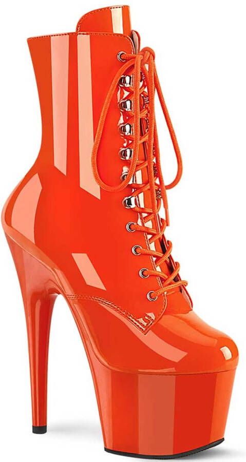 Pleaser ADORE-1020 Plateau Laarzen Paaldans schoenen 35 Shoes Oranje