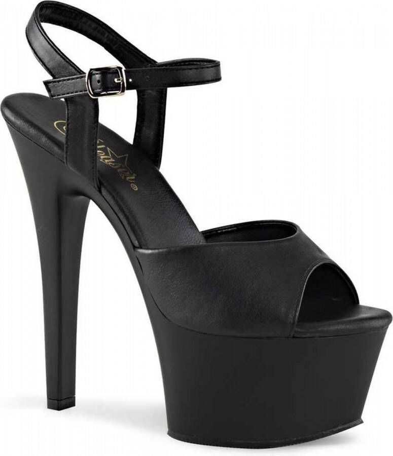 Pleaser Sandaal met enkelband Paaldans schoenen 40 Shoes ASPIRE 609 Paaldans schoenen Zwart