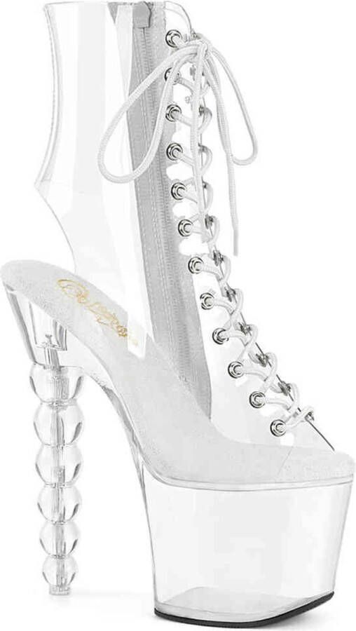 Pleaser BLISS-1016C Plateau Laarzen Paaldans schoenen 36 Shoes Transparant