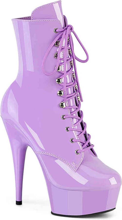 Pleaser DELIGHT-1020 Plateau Laarzen 41 Shoes Paars