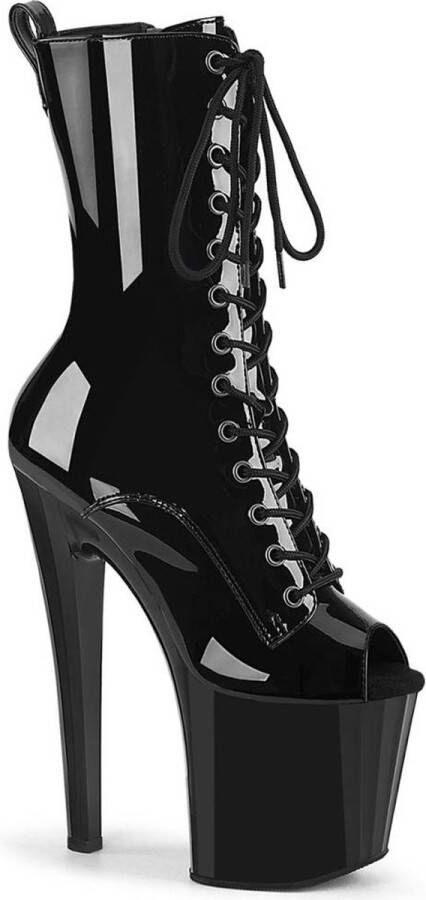 Pleaser ENCHANT-1041 Plateau Laarzen Paaldans schoenen 35 Shoes Zwart