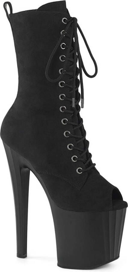 Pleaser ENCHANT-1041FS Plateau Laarzen Paaldans schoenen 39 Shoes Zwart