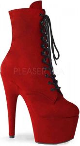 Pleaser Enkellaars 37 Shoes ADORE 1020FS Rood