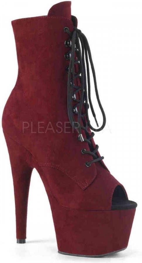 Pleaser Enkellaars 38 Shoes ADORE 1021FS Rood