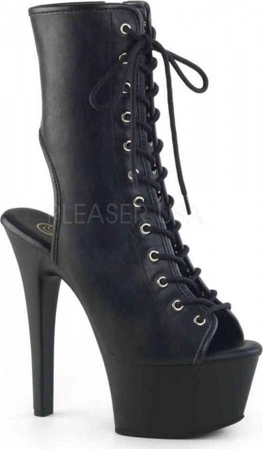 Pleaser Enkellaars 38 Shoes ASPIRE 1016 Zwart