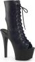 Pleaser Enkellaars 38 Shoes ASPIRE 1016 Zwart - Thumbnail 1