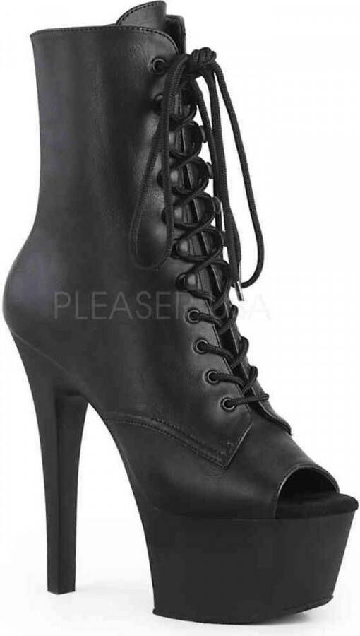 Pleaser Enkellaars 38 Shoes ASPIRE 1021 Zwart