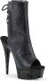 Pleaser Enkellaars 38 Shoes DELIGHT 1018MMG Zwart - Thumbnail 2