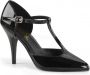 Pleaser EU 41 5 = US 11 | VANITY 415 | 4 T Strap D'Orsay Style Pump - Thumbnail 1