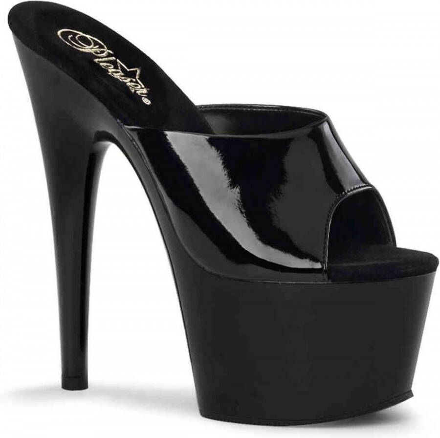 Pleaser Muiltjes 40 Shoes ADORE 701 Paaldans schoenen Zwart Transparant - Foto 2