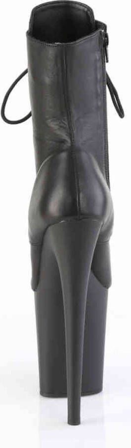 Pleaser FLAMINGO-1020 Plateau Laarzen Paaldans schoenen 44 Shoes Zwart